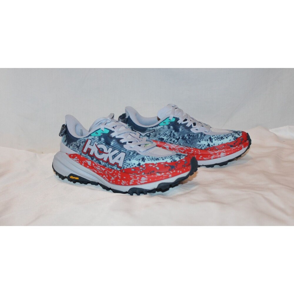 Hoka One Youth 5 Women's 6.5 Speedgoat 6 Running Sneakers GKS NIB BLUE RED